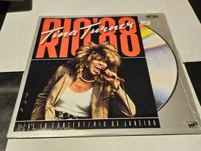 Tina Turner Rio '88 1988 Live in Concert Rio De Janeriro Laserdisc Laser Disc - Image 1 of 2