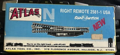 New Atlas N Scale Right Remote Snap Switches  2581 - Image 1 of 4