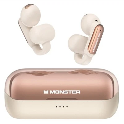 Monster MH22210 Bluetooth Wireless Earbuds, Comfortable Clip-on Bluetooth - Image 1 of 3