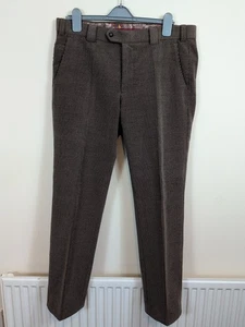 Meyer Roma Men's Cordaroy Trousers W36 L30 Taupe/Brown Becker Fabric- Never Worn - Picture 1 of 16