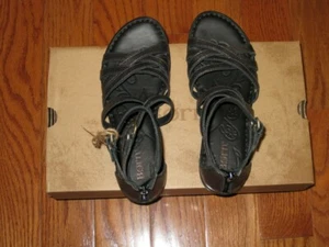 **Recién Nacido** Sandalias de Gladiador de Cuero Jassie para Mujer Zapatos Peltre 6M - Imagen 1 de 5