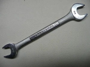 Craftsman 44582 Double Open End Wrench SAE 5/8” X 3/4” Series VV Made In USA - Bild 1 von 3