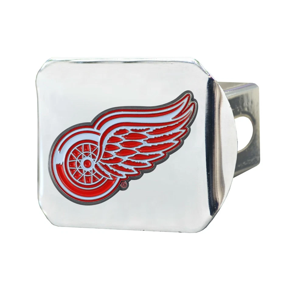 Fanmats NHL Detroit Red Wings 3D Color en Cromo Metal Enganche Cubierta  Foto 1 de 1