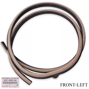 Front Left Door Rubber Weatherstrip Seal For Toyota Corolla Altis 2001 2007 - Imagen 1 de 8