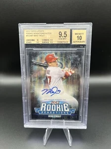 2015 Topps Update Rookie Sensations Auto Mike Trout BGS GEM MINT LOW POP! 17/25 - Picture 1 of 2