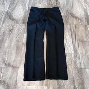Pantaloni western vintage Wrangler Rancher cowboy discoteca uomo taglia 35 x 32 neri - Foto 1 di 4