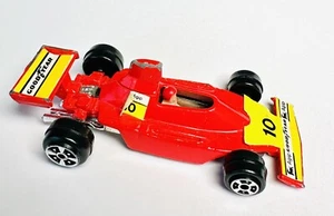 Vintage 1970s Yatming Ferrari 312 B3 #1310 Red Dragster Formula 1 with Driver - Picture 1 of 4
