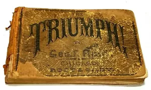 1800's The Triumph by Geo Root Collection Church Music Hymns, Religion Christian - Picture 1 of 12