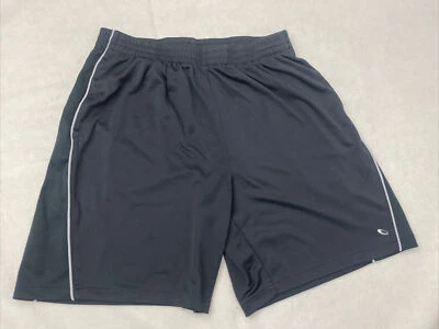 Tek Gear Atlético Activo Gimnasio Entrenamiento Pantalones Cortos para Sudar Negros XL 31” Cintura Bolsillo con Cremallera Foto 1 de 4