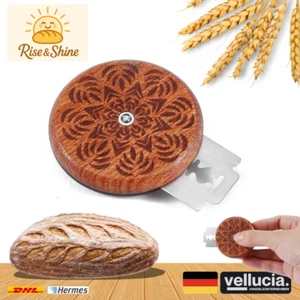 Teigritzmesser Holzgriff + 5 Klingen Sauerteig Backzubehör Brot Lame Messer NEU - Bild 1 von 7