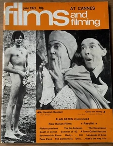 Decameron FILMS AND FILMING JUNE 1971 Magazine CANNES Go Between DEATH IN VENICE - Imagen 1 de 5