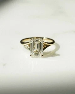 2.00Ct IGI F-VS1 Lab Grown Diamond Solitaire Engagement Ring 14K Yellow Gold - Picture 1 of 3
