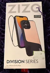 Funda a prueba de golpes ZIZO Serie Division iPhone 12 Pro Max DVS-IPH1267-SFBL Saffiano - Imagen 1 de 5