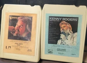 2 Kenny Rogers 8-Track Tape – Greatest Hits & Kenny Fully Tested Country Rock A+ - Picture 1 of 10