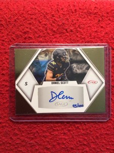 2023 Sage Daniel Scott #'d 95/100 Autographed/Auto RC/ROOKIE Card #A-DS