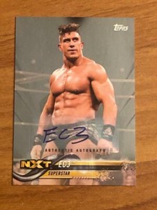 2018 Topps WWE Then Now Forever Autographs Silver #126 EC3 SSP #'d 05/25