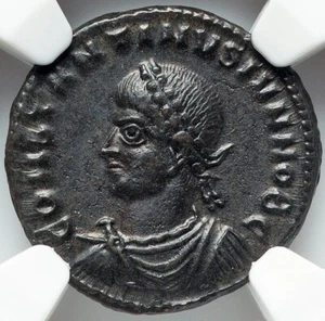 EMPIRE Constantine II Caesar NGC AU 337AD as Caesar VOT X Ancient Roman Coin 129 - Picture 1 of 4