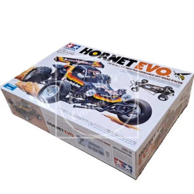 Kit de buggy todoterreno Tamiya 1/10 Hornet EVO 2x2 con motor y ESC #58742 Foto 1 de 4