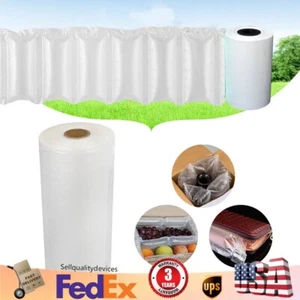 Inflated Air Pillow Bubble Film 3000Pcs Bubbles Package Film Roll 20*10cm - Picture 1 of 14