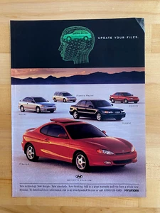 Anuncio impreso vintage Hyundai Tiburon Sonata Elantra Accent 1997 - Imagen 1 de 1