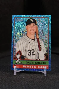 2025 Topps Heritage - High Number SP Gavin Sheets #464 Chrome Light Blue Sparkle - Bild 1 von 2