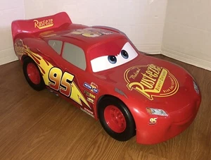Disney Pixar Cars Lightning McQueen grande 20” vehículo de juguete Mattel 2016 difícil de encontrar raro - Imagen 1 de 12