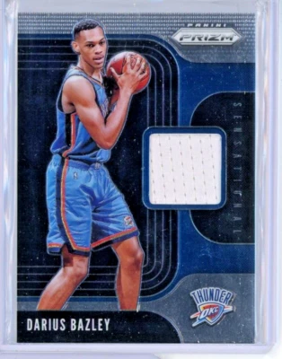 2019-20 Panini Prizm Sensational Swatch #SS-DBZ Darius Bazley - OKC Thunder MINT - Image 1 of 2