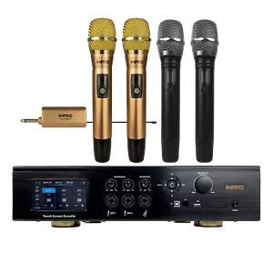 Pacchetto amplificatore mixaggio ImPro MA-8 1800W con microfoni wireless ImPro UHF-88MXR - Foto 1 di 10