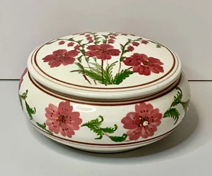 Piatto portagioie vintage Cipro studio ceramica dipinto a mano arte popolare cipriota Limassol - Foto 1 di 17