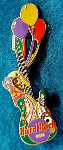 HRC INTERNATIONAL HAPPY BIRTHDAY BALLOONS GREEN GUITAR SERIES Hard Rock Cafe PIN - Picture 1 of 1