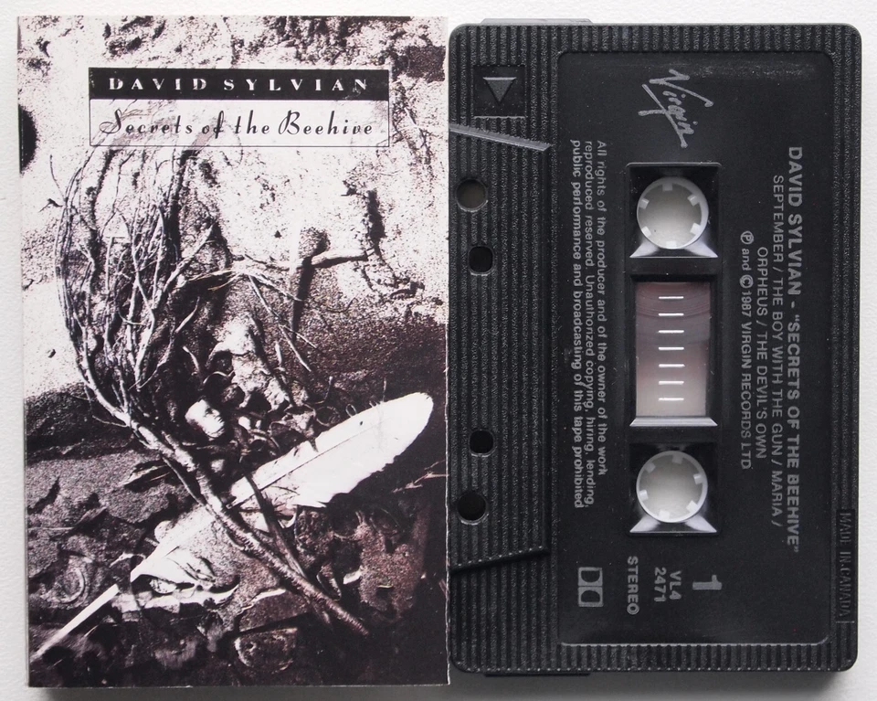 DAVID SYLVIAN - SECRETS OF THE BEEHIVE (VIRGIN VL42471) 1987 CANADA CASSETTE - Изображение 1 из 3