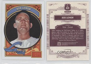 2014 Panini Golden Age White Border Bob Lemon #60 HOF