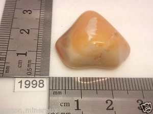 Agate Bahia 9,7g pierre roulee mineraux lithotherapie reiki collection déco - Picture 1 of 2