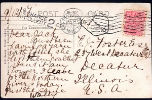 1908 NSW Australia Town Hall SYDNEY to USA T5 Tax Due Collect San Francisco USA - Picture 1 of 5