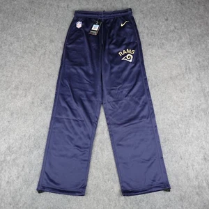 Los Angeles Rams Sweatpants Mens Medium Blue Nike Therma Fit NFL Joggers LA NWT - Picture 1 of 17