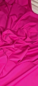 1MTR HOT PINK  COLOUR POPLIN 100%  SMOOTH COTTON ,45WIDE - Picture 1 of 6