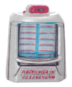 Dollhouse Miniature 1950's Table Top Jukebox - 1:12 Scale - Picture 1 of 1