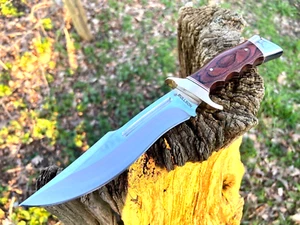 BULLSON MESSER BOWIE KNIFE HUNTING JAGDMESSER BUSCHMESSER GÜRTELMESSER NEU - Bild 1 von 4