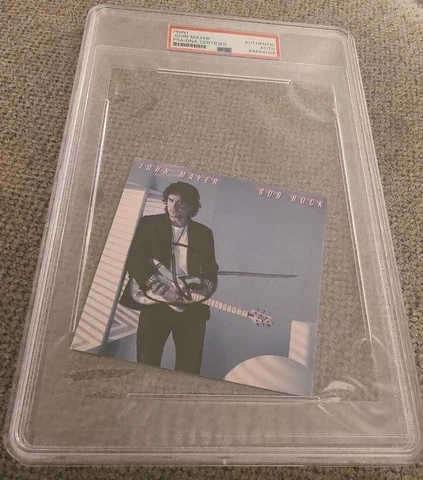 JOHN MAYER SIGNED SOB ROCK CD INSERT PSA/DNA CERTED #84664068 SLABBED CASE WOW Cover