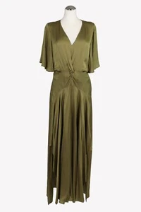 Maje Damen Kleid Gr. 34 (FR 36) Grün Viskose A-Linie Dress - Bild 1 von 5