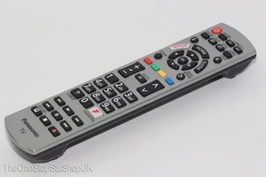 Panasonic N2QAYB001179 Original Silber TV Fernbedienung, Netflix Taste - Bild 1 von 12