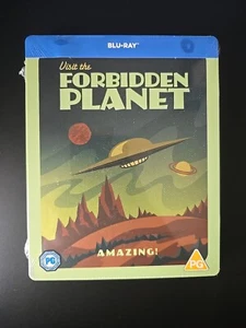 Forbidden Planet (1956) (Zavvi Exclusive) Blu-ray Steelbook NEW SEALED - Picture 1 of 6