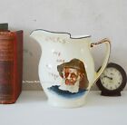 Royal Doulton Pitcher Rare Vintage Jack's the Bad for Work Jug Dogs Series D2160
