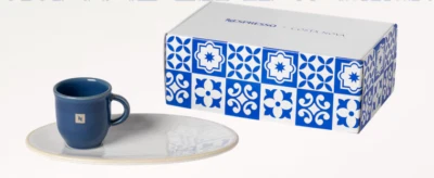 Nespresso LISBON BICA Set COSTA NOVA Coffee Serving PORTUGAL EDITION PASTEL NATA
