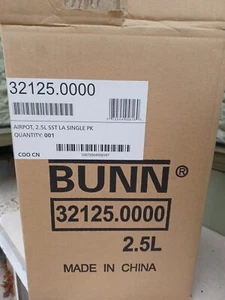 NIB Stainless Steel Bunn 32125.0000 2.5 L Airpot #3 - Picture 1 of 2