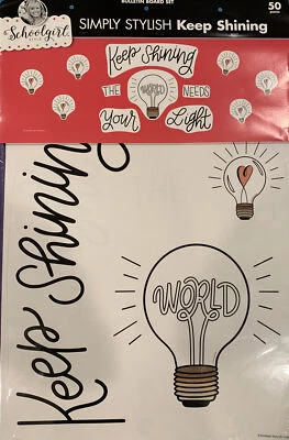 Bulletin Board Set-Simply Stylish-Keep Shining (50 Pcs) - Image 1 of 2