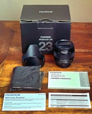 【TOP MINT】Fujifilm XF 23mm f1.4 R  Fujinon Fuji film Super EBC Lens X-Mount - Image 1 of 4