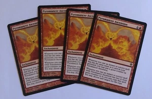 4 x Magic the Gathering MTG Pyromancer Ascension Zendikar Rare Nr Mint - Picture 1 of 2