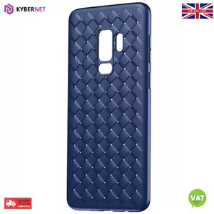 „Baseus“ Weaving Phone Case for Samsung Galaxy S9+ - Blue Textured - Picture 1 of 12