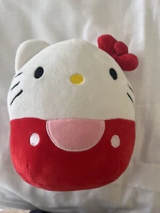 Squishmallow Hello Kitty Sanrio rot 8 Zoll Plüschtier Kellytoy Stofftier Squishy - Bild 1 von 4